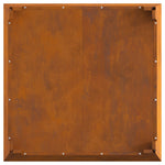 Feuerstelle Quadrat 80x80x43 cm wetterfester Stahl