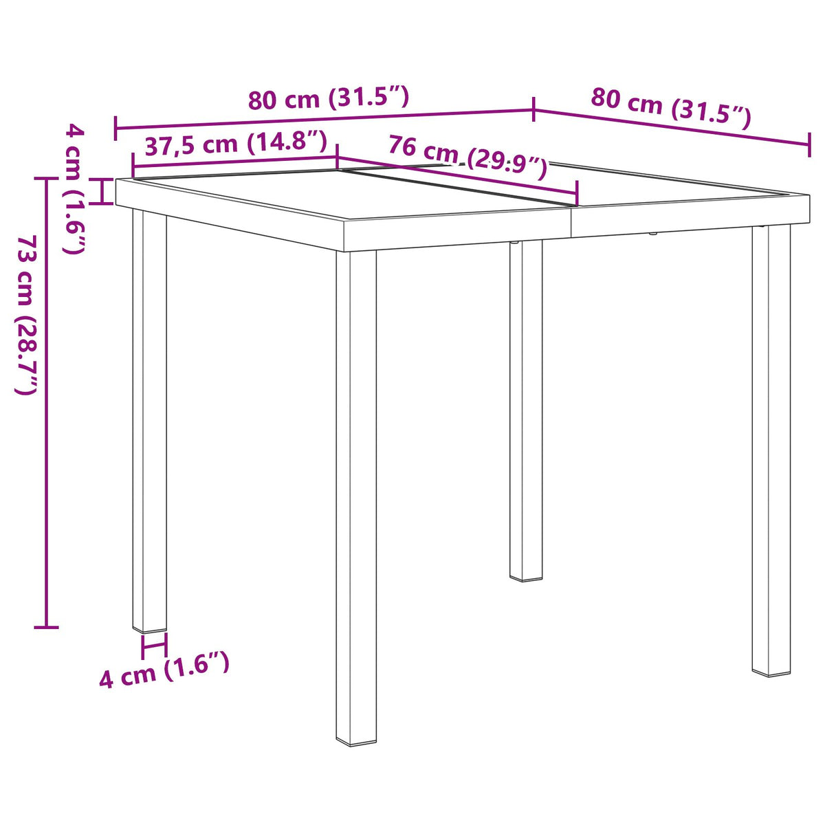 5-teilige Garten-Essgruppe Beige Poly-Rattan