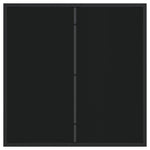 5-teiliges Garten Essgruppen Set mit Kissen schwarzes Poly-Rattan