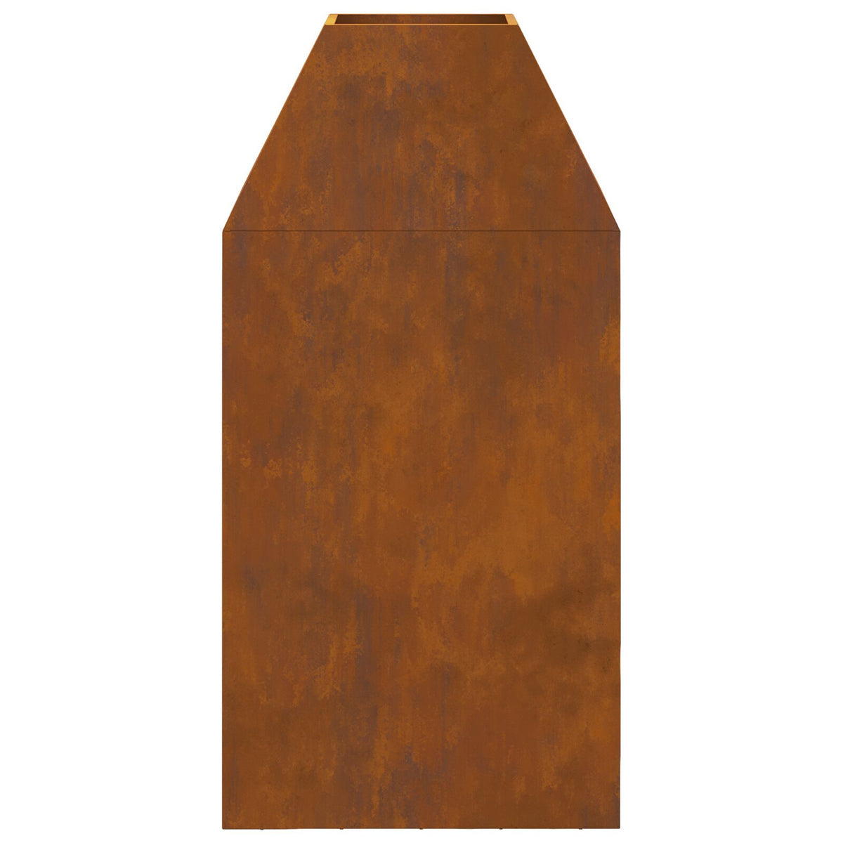 Feuerstelle 50x50x100 cm Wetterstahl