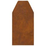 Feuerstelle 50x50x100 cm Wetterstahl