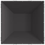 Feuerstelle Quadrat Schwarz 80x80x40 cm Stahl