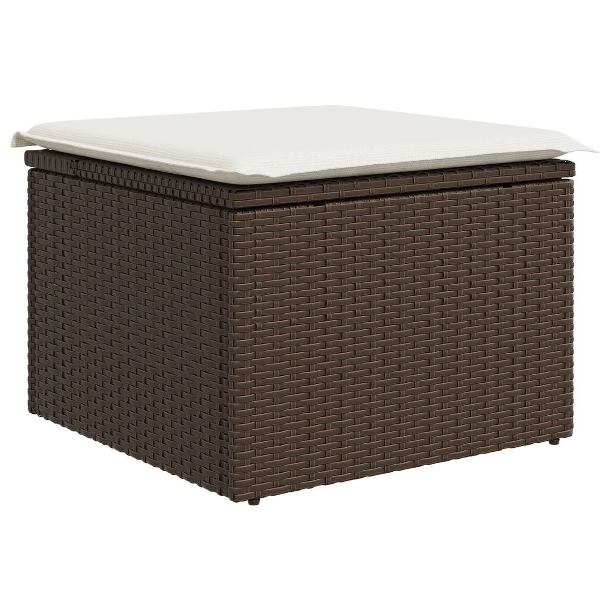 7-teiliges Garten Essgruppe mit Kissen Grau Poly Rattan