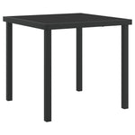 5-teiliges Garten Essgruppe mit Kissen Grau Poly Rattan