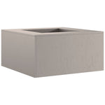 Feuerstelle Quadrat 80x80x40 cm Wetterfester Stahl
