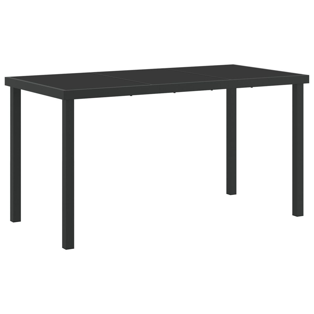 5-teiliges Garten-Essgruppe Grau Poly-Rattan