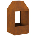 Feuerstelle 50x50x100 cm Wetterstahl