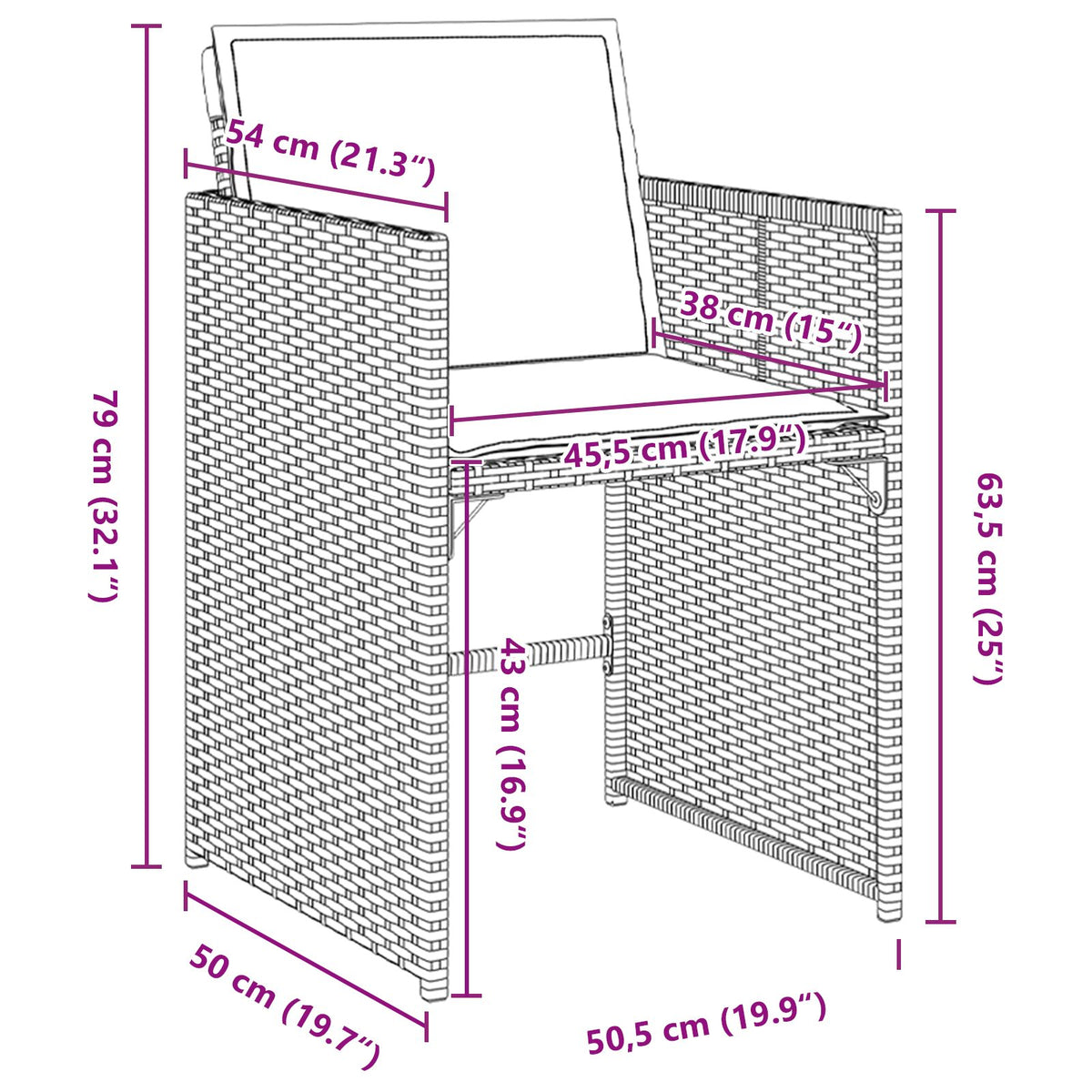 5-teiliges Garten-Essgruppen-Set mit Kissen, Hellgrau, Poly-Rattan