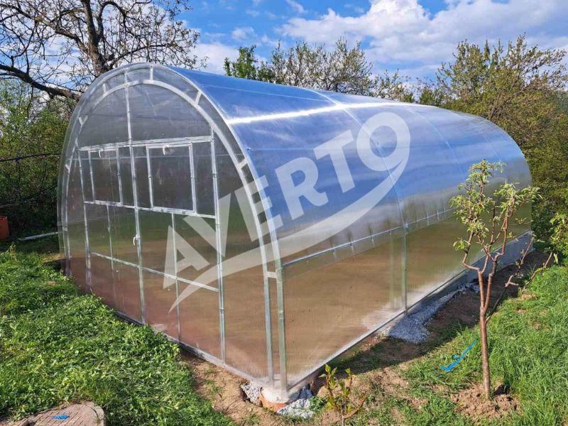 Gewächshaus 4x6 m Agromax 4mm (200cm)