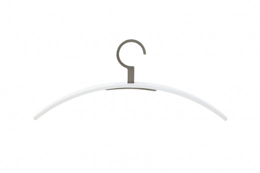 Kleiderbügel 0130 - Hochwertiger Nussbaum oder Lack mit Metallhaken