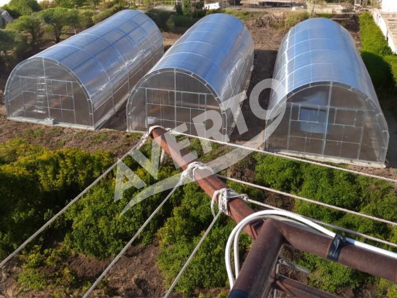 Gewächshaus 4x6 m Agromax 4mm (200cm)
