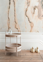 Albert - Pulverbeschichteter Stahl (Rosenholz, Schwarz, Grau-Weiss)