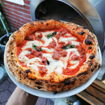 Ardore Gas-Pizzaofen "Antik Kupfer" - Natürliches Gas | 40x40cm Backfläche | Leistungsstark & Kompakt