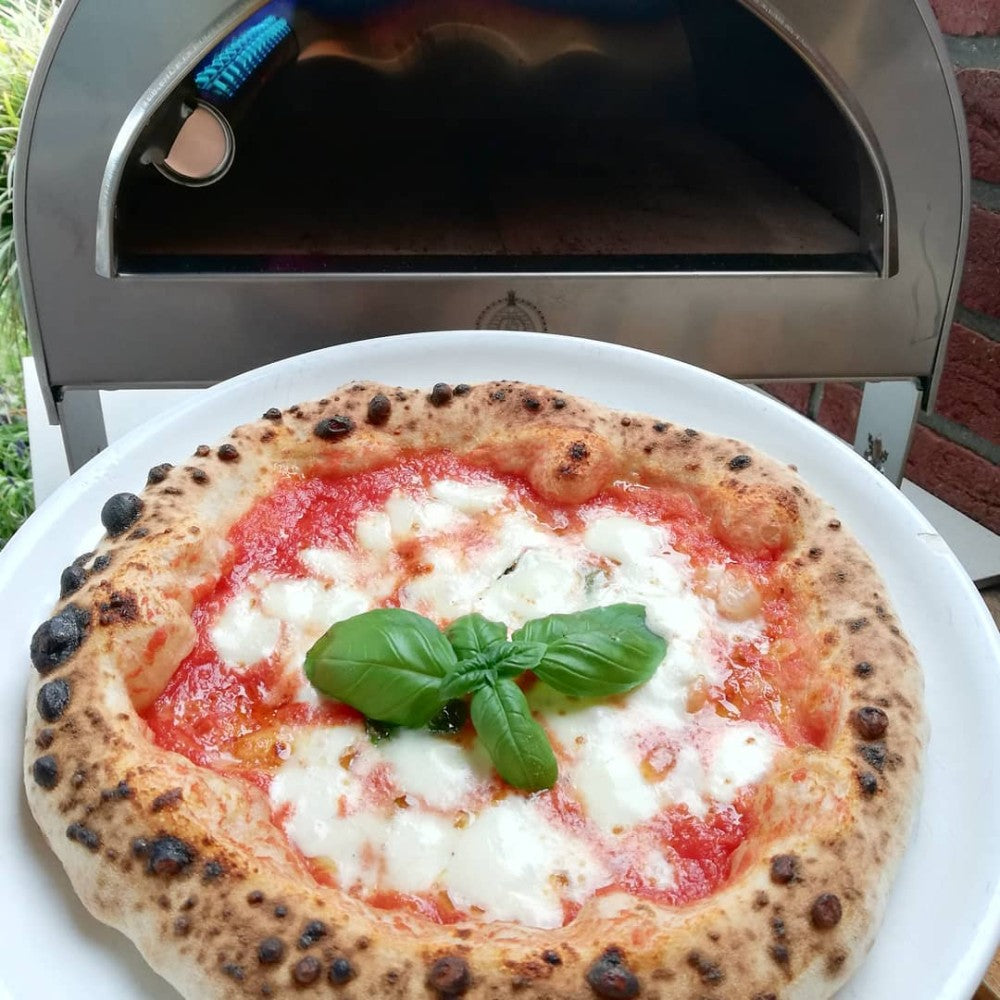 Ardore Gas-Pizzaofen "Antik Kupfer" – Kompakter Outdoor-Pizzaofen mit 40x40cm Backfläche