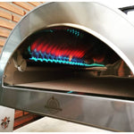 Ardore Gas-Pizzaofen "Antik Kupfer" – Kompakter Outdoor-Pizzaofen mit 40x40cm Backfläche