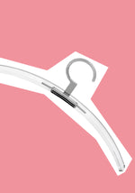 Kleiderbügel 0130 - Hochwertiger Nussbaum oder Lack mit Metallhaken