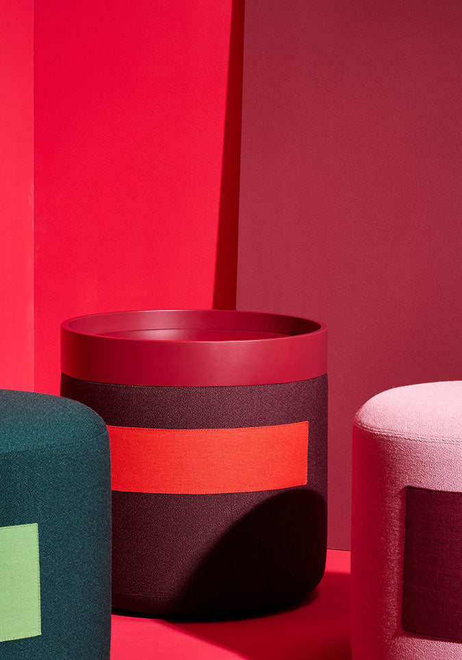 Ayaka Pouf: Vielseitiger Hocker & Beistelltisch für Wohnbereich & Lounge