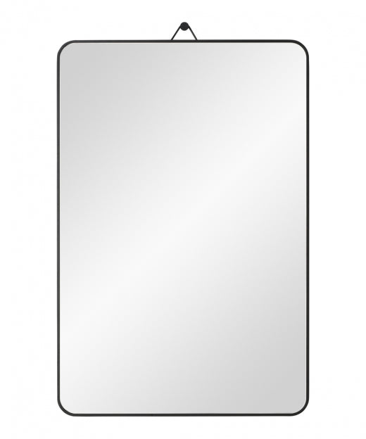 VIEW Wandspiegel: Eleganter Spiegel aus Massivholz Eiche – 1950er Design