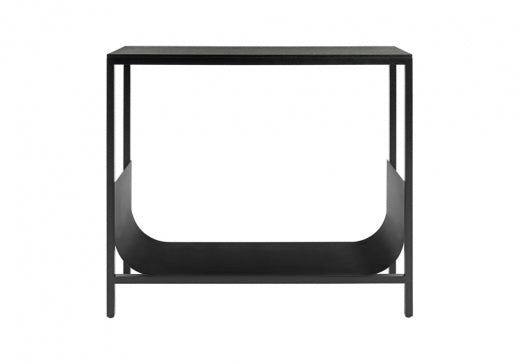 TUB Konsoltisch: Massivholz & Metall - Elegantes Design mit 2 Ablagen