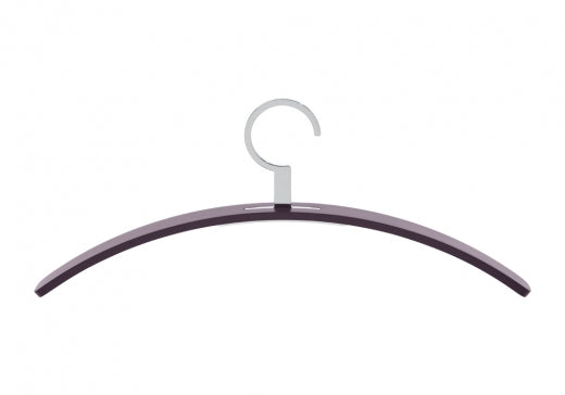 Kleiderbügel 0130. - Eleganz aus Nussbaumholz oder Lackfarben mit Metallhaken