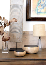 Schale Milan Edition 2019: Luxuriöse Holzschale mit schwarzem Deckel – Designobjekt