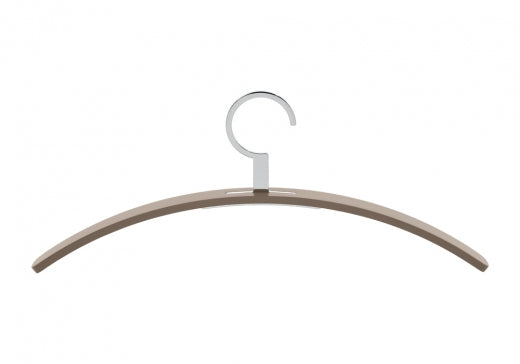 Kleiderbügel 0130. - Eleganz aus Nussbaumholz oder Lackfarben mit Metallhaken