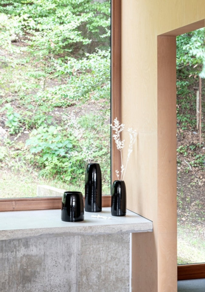 Stilvolle Keramikvase CARLA - Handgefertigt in Portugal