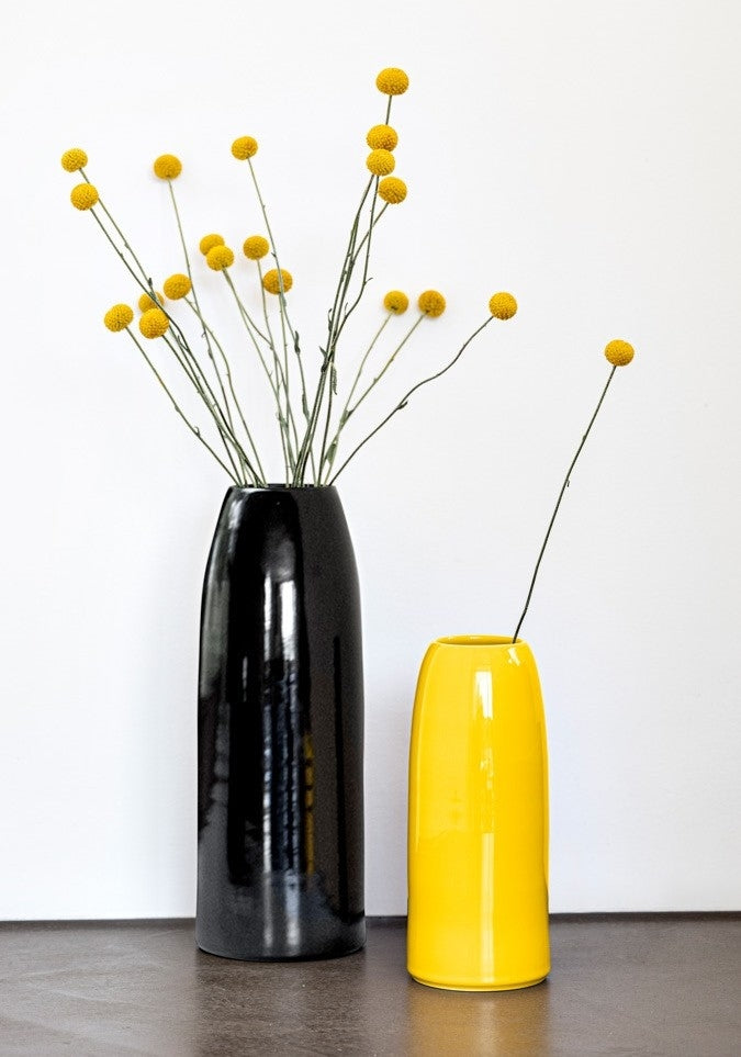 Stilvolle Keramikvase CARLA - Handgefertigt in Portugal