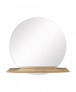 CUT Wandspiegel mit integrierter Ablage – Zeitloses Design aus Massivholz