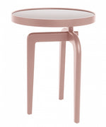 ANT Beistelltisch: Asymmetrisches Design mit Massivholzgestell & Rauchglasplatte