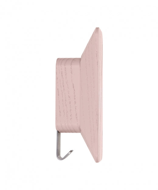 STROKE Wandhaken: Massivholz Garderobenhaken mit Edelstahl-Akzent – Vielseitig & Stilvoll