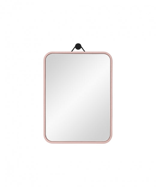 VIEW Wandspiegel: Eleganter Spiegel aus Massivholz Eiche – 1950er Design