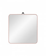 VIEW Wandspiegel: Eleganter Spiegel aus Massivholz Eiche – 1950er Design