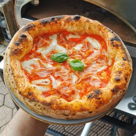 Emozione Gas-Pizzaofen: Backe 2 Pizzen gleichzeitig im Freien | GPL & LPG