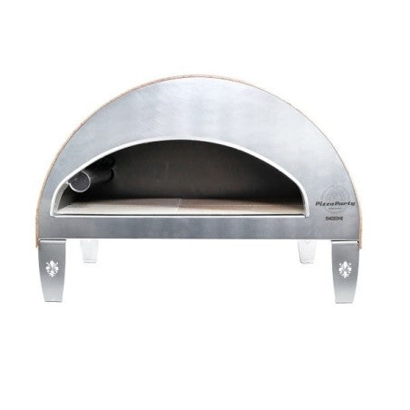 Emozione Großer Außen-Gasbackofen für 2 Pizzen "Antik Kupfer" | 40x70cm Backfläche | Professionelle Ergebnisse