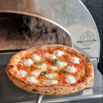 Emozione Großer Außen-Gasbackofen für 2 Pizzen "Antik Kupfer" | 40x70cm Backfläche | Professionelle Ergebnisse