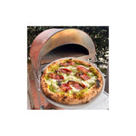 Emozione Großer Außen-Gasbackofen für 2 Pizzen "Antik Kupfer" | 40x70cm Backfläche | Professionelle Ergebnisse