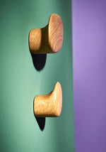 Enki Garderobenhaken: Massivholz Design & Praktische Aufbewahrung