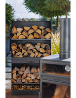 Gartenofen „VENTO” Mit Backfach und Doppelverglasung