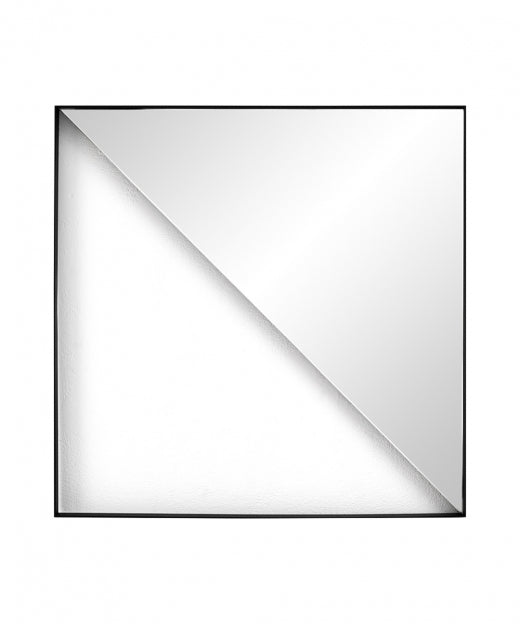 GEO Wandspiegel: Moderner Stahlrahmen mit 5 Spiegelformen – Einzigartiges Design für Ihr Zuhause & Büro