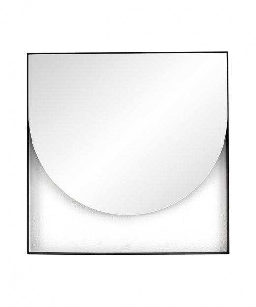 GEO Wandspiegel: Moderner Stahlrahmen mit 5 Spiegelformen – Einzigartiges Design für Ihr Zuhause & Büro