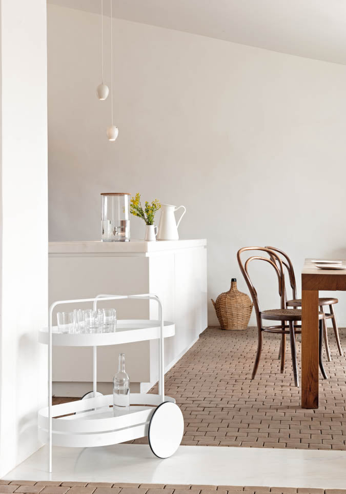 Servierwagen GRACE – Eleganter Beistelltisch & Hausbar im 50er Jahre Design