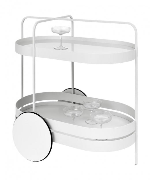 Servierwagen GRACE – Eleganter Beistelltisch & Hausbar im 50er Jahre Design