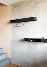 MATCH Wandgarderobe: Funktional & Stilvoll | Modernes Design mit 2 Mantelstangen & 3 Haken