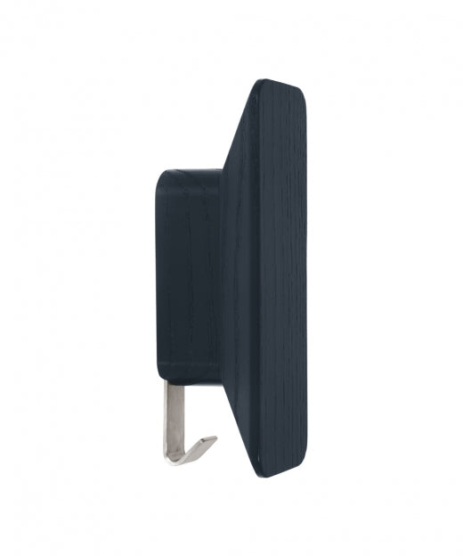 STROKE Wandhaken: Massivholz Garderobenhaken mit Edelstahl-Akzent – Vielseitig & Stilvoll