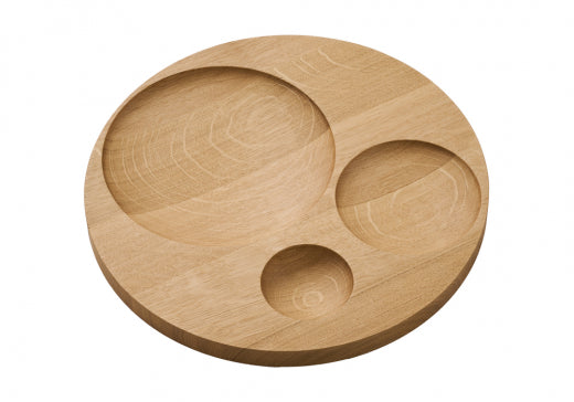 MIZUKI Schmuckschale aus Massivholz - Mond-inspiriertes Design