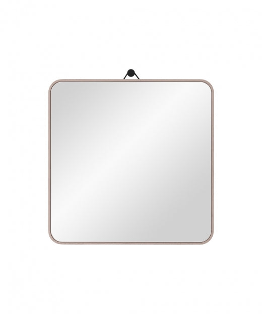 VIEW Wandspiegel: Eleganter Spiegel aus Massivholz Eiche – 1950er Design