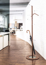 Pivot Garderobenständer: 360° drehbare Haken | Elegant & Funktional