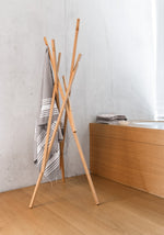  Garderobenständer STICKS aus Massivholz - Zeitloses Design für Flur, Büro & Bad