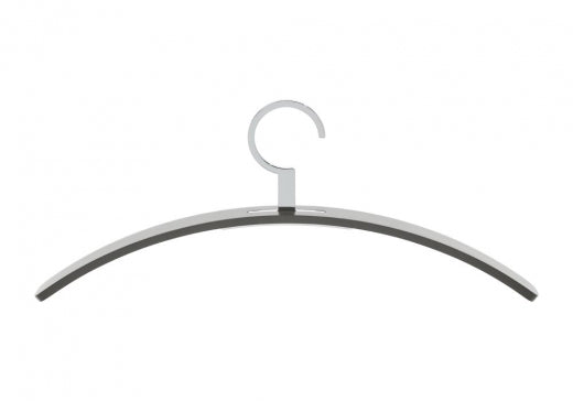 Kleiderbügel 0130. - Eleganz aus Nussbaumholz oder Lackfarben mit Metallhaken